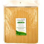 Ekologická papírová brčka - 100 kusů 8x210 mm (100% biologicky rozložitelná)