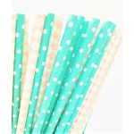 Eco-friendly paper straws - 100 pieces (100% biodegradable)