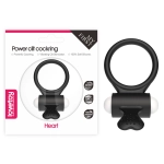 Vibrating Ring - Black Heart