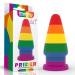Regenbogen Prider Analplug - 15 cm