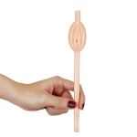 Pussy straws 9 pieces - nude