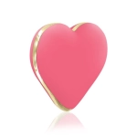 Vibrating massage heart - coral pink