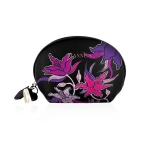 Mini G Floral vibrator + cosmetic bag - purple