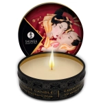 Shunga small massage candle - sparkling strawberry wine