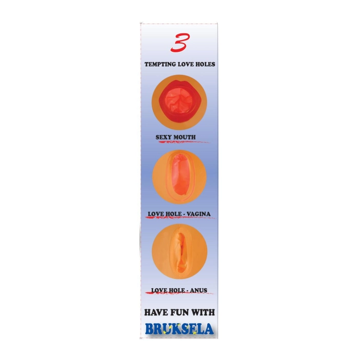Aufblasbare Puppe aus Brüssel (mit 3 Löchern)