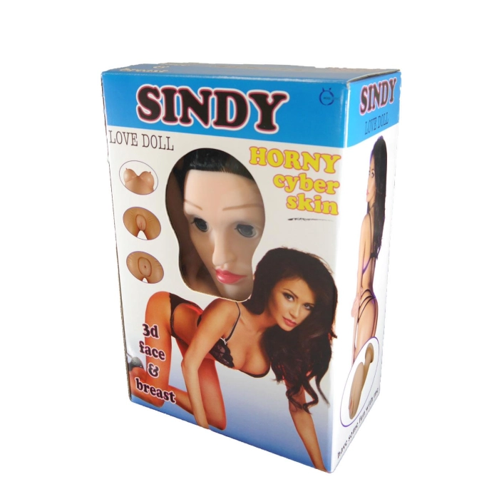 Lebensgroße 3D Sindy Puppe (mit 2 Löchern und Vibrator)
