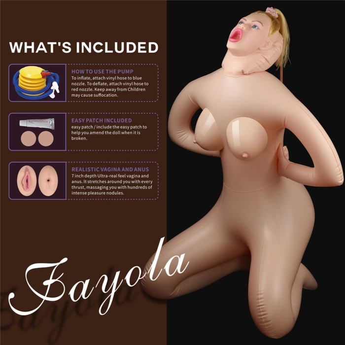 Cowgirl style sex doll - Fayola