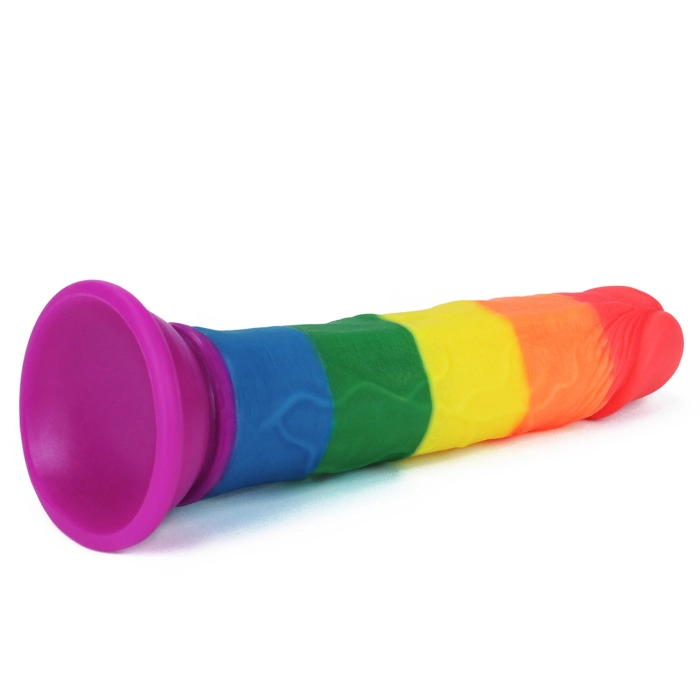 Prider rainbow dildo - 18.5 cm