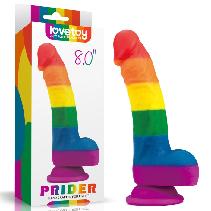 Фалоімітатор Rainbow Prider - 20,5 см