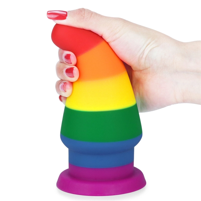 Regenbogen Prider Analplug - 15 cm