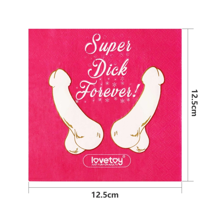 Ubrousky Super Dick Forever - 10 kusů