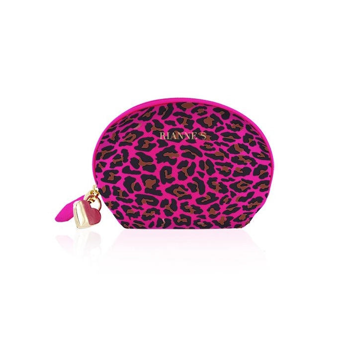 Mini-Vibrator mit Zauberstab + Kosmetiktasche - lila