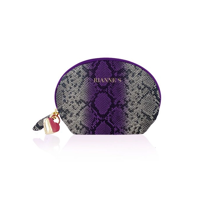 Luxurious Boa vibrator + cosmetic bag - purple