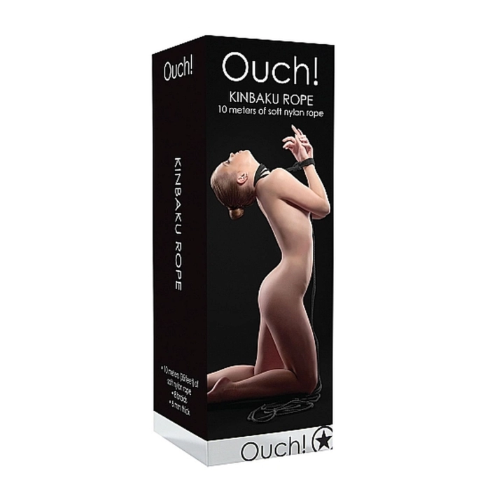 Kinbaku erotisches Seil 10m - schwarz