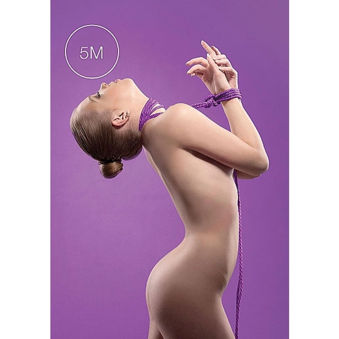 Erotic rope Kinbaku 5 m - violet