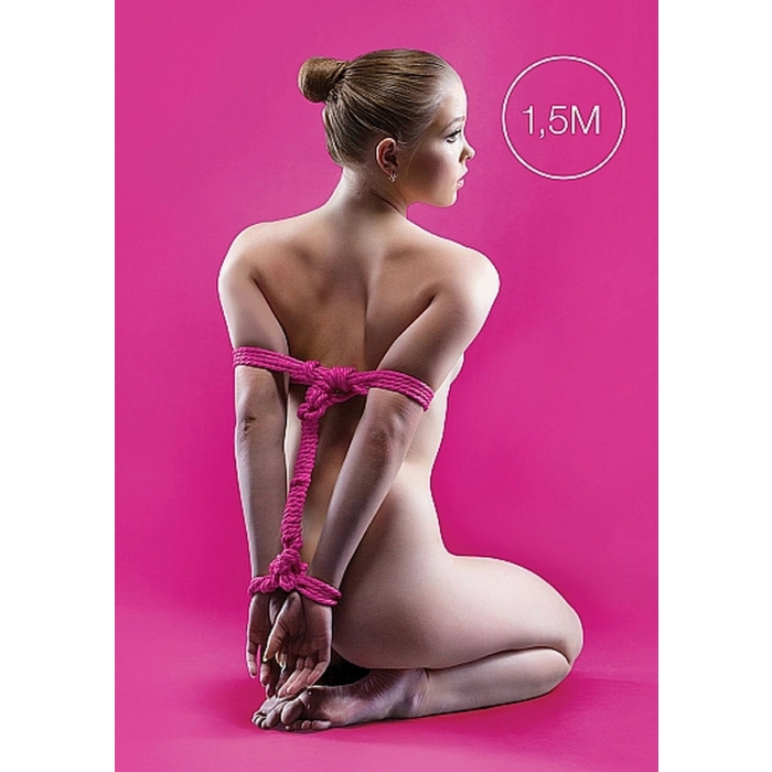 Japanese mini erotic rope 1.5 m - pink
