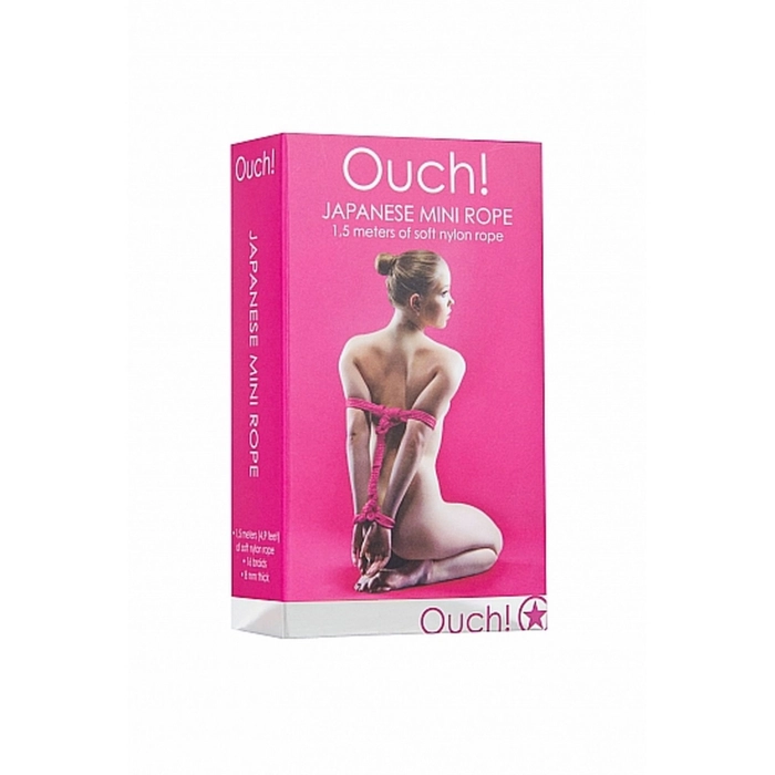 Japanese mini erotic rope 1.5 m - pink