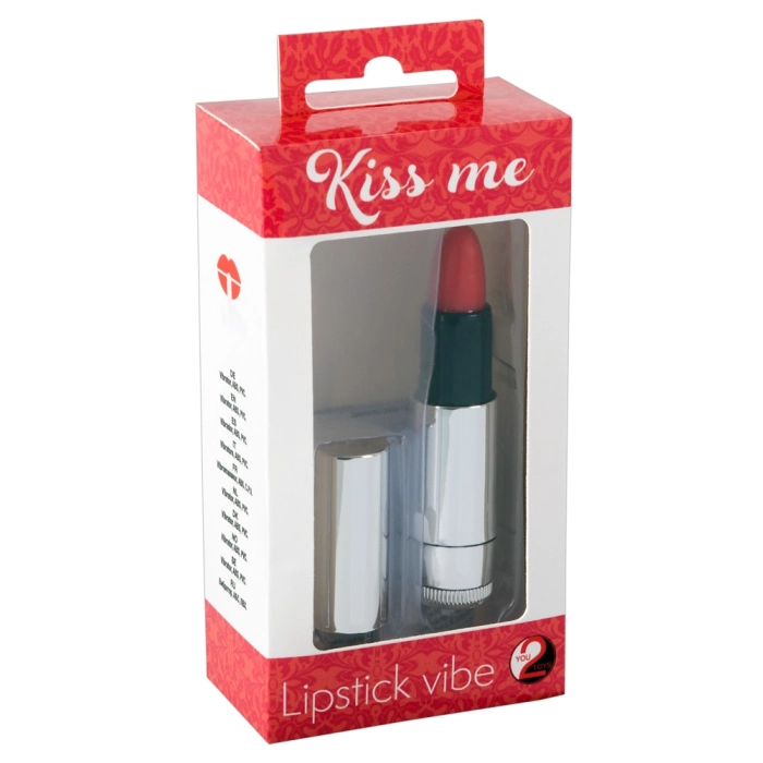 You2Toys lipstick-shaped vibrator silver