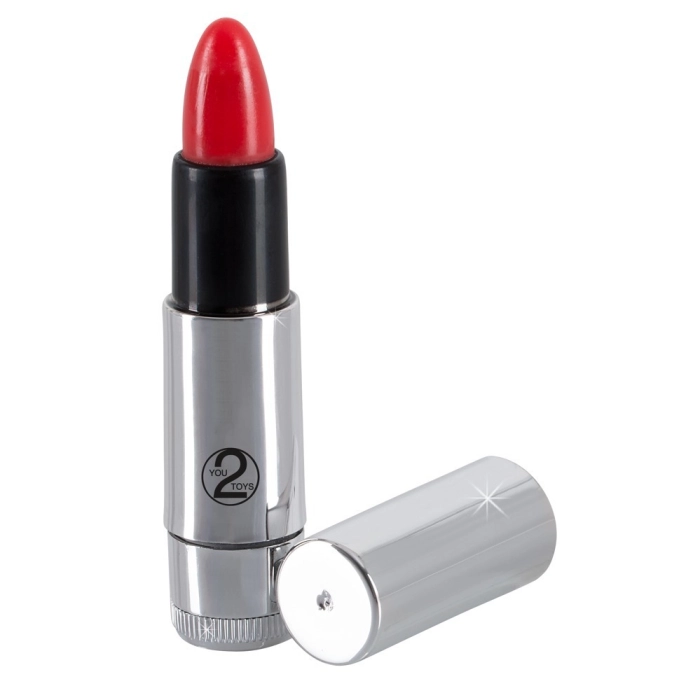 You2Toys lipstick-shaped vibrator silver