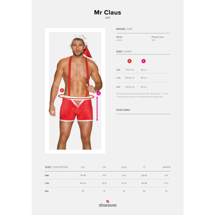 Sexy Santa suit - Mr. Claus L/XL