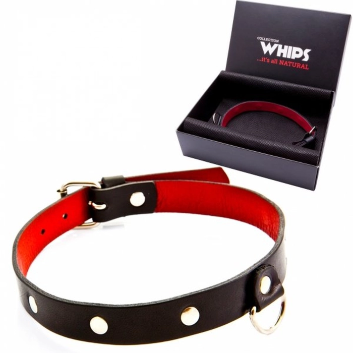 Exclusive erotic leather collar