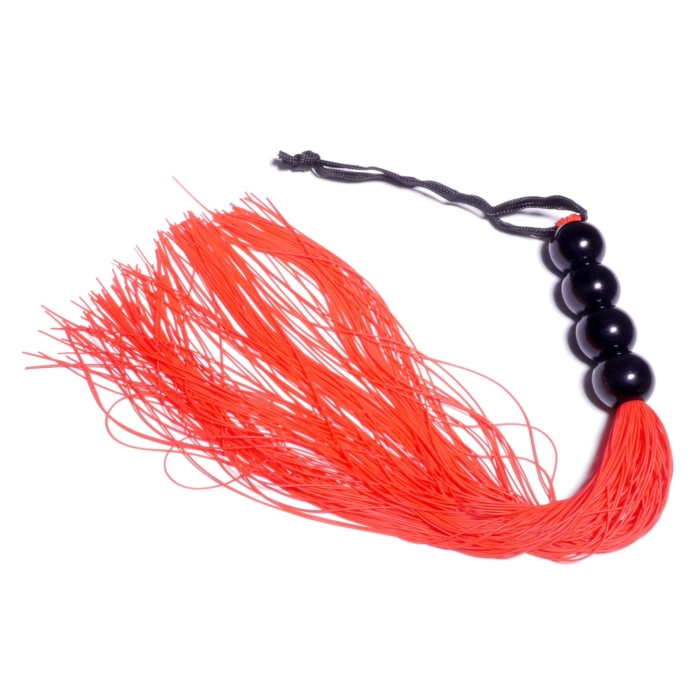 Silicone whip 37 cm - red