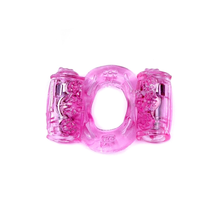 Doppelter Vibrationsring - rosa