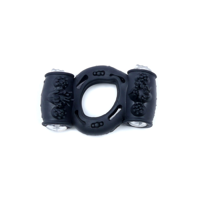 Doppelvibrationsring - schwarz