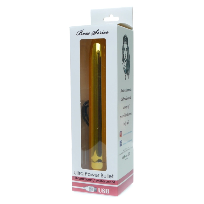Ultra Power Bullet vibrator - gold metallic