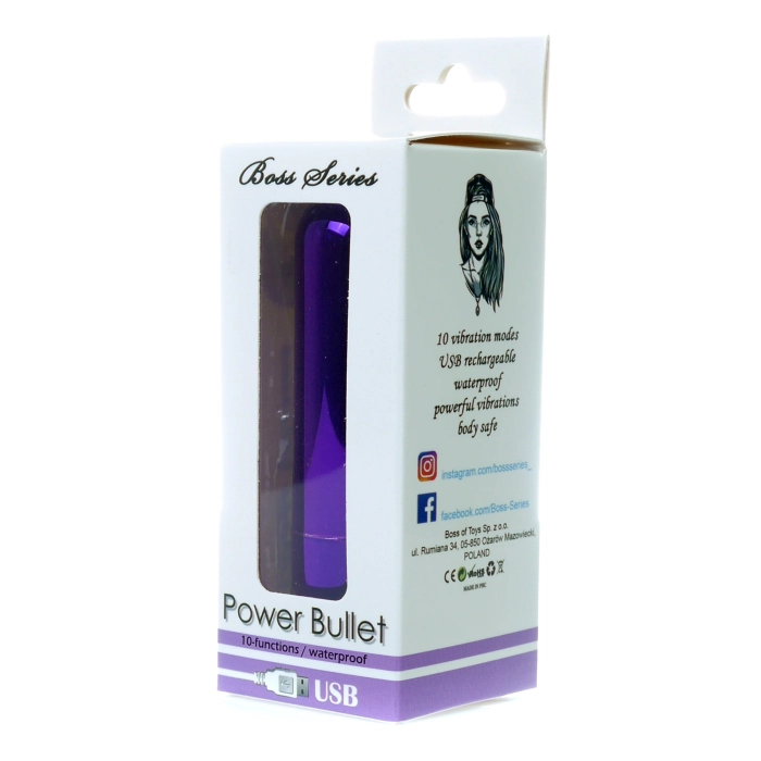 Power Bullet vibrator - metallic violet