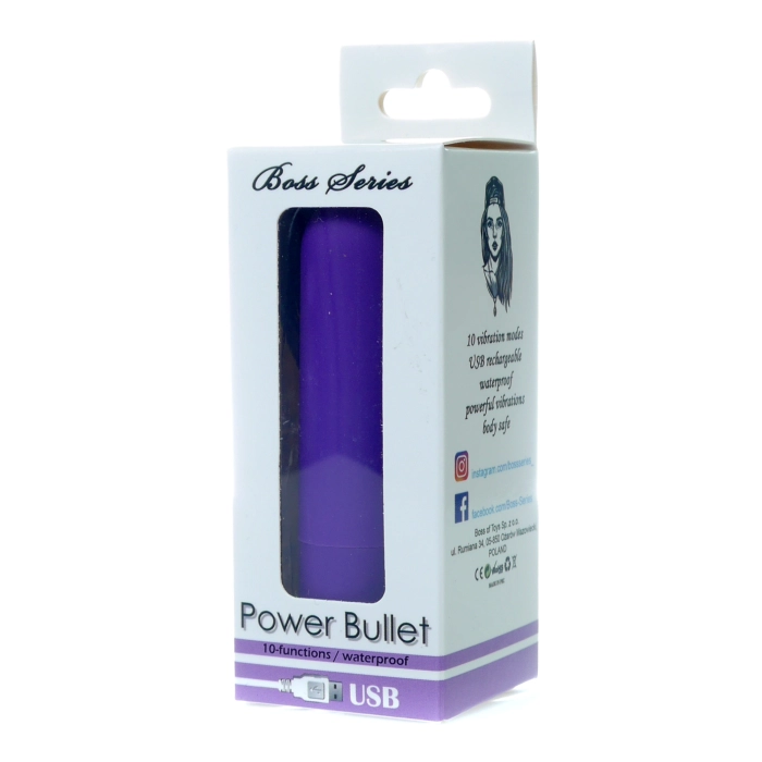 Power Bullet Vibrator - matte purple