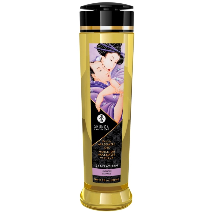 Exclusive Shunga massage oil - lavender
