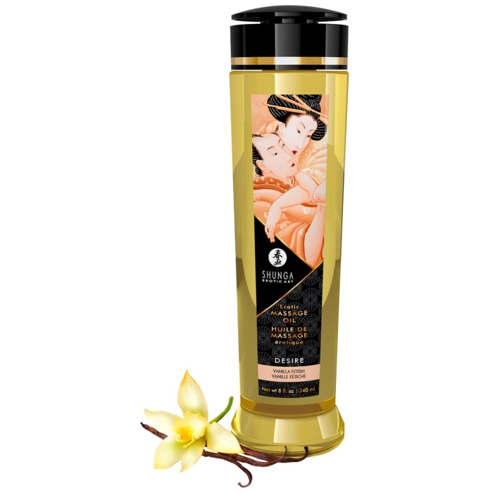 Exclusive Shunga massage oil - vanilla