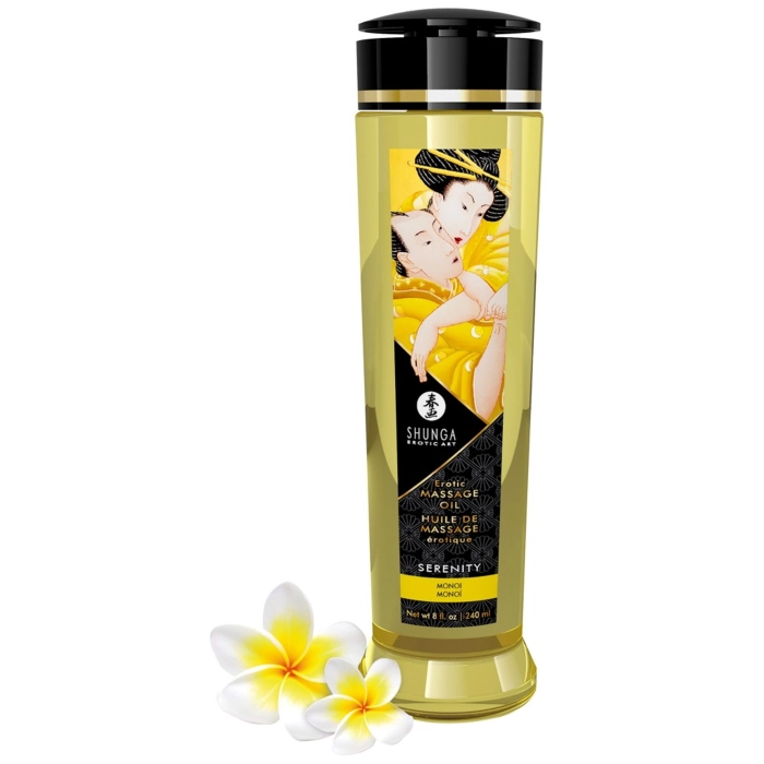 Exclusive Shunga massage oil - monoi