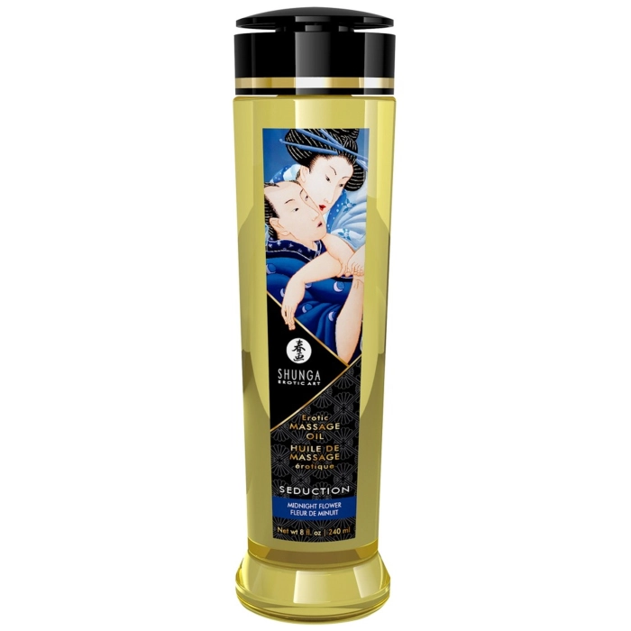 Exclusive Shunga Massage Oil - Midnight Flower