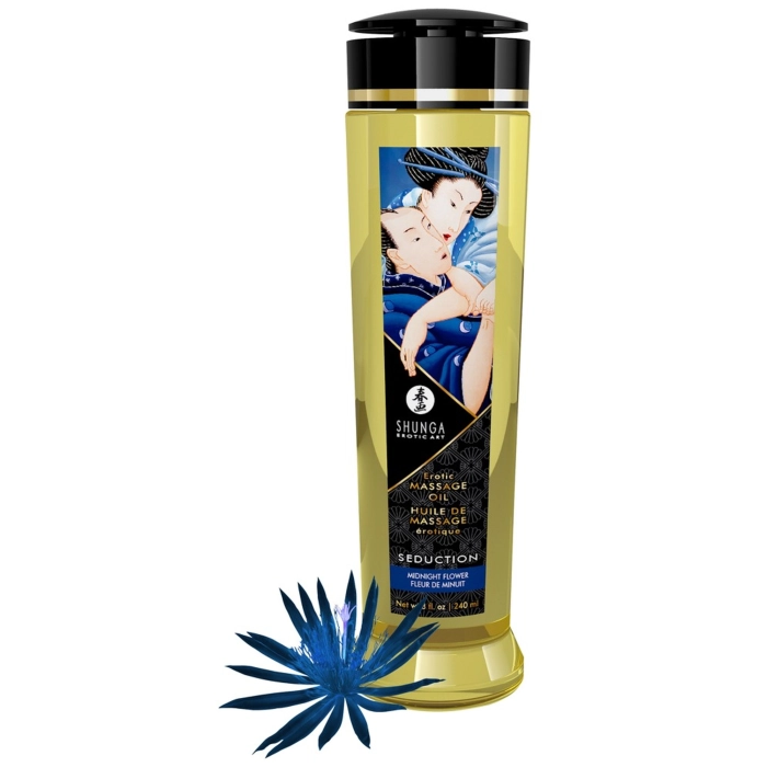 Exclusive Shunga Massage Oil - Midnight Flower