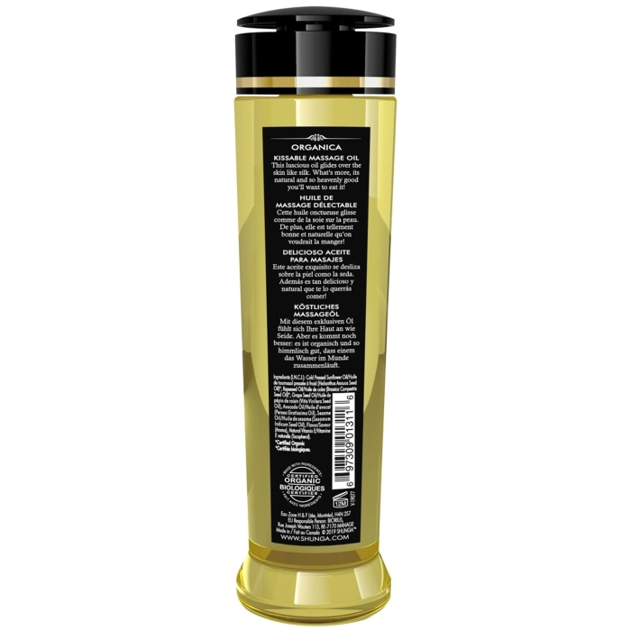 Organic Edible Shunga Massage Oil - Green Tea