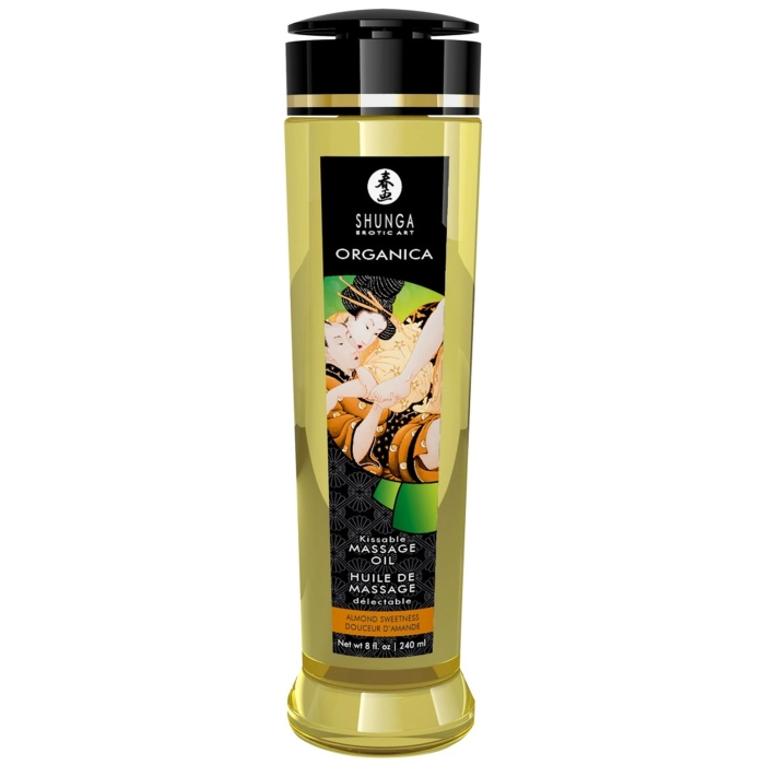 Organic Edible Shunga Massage Oil - Almond