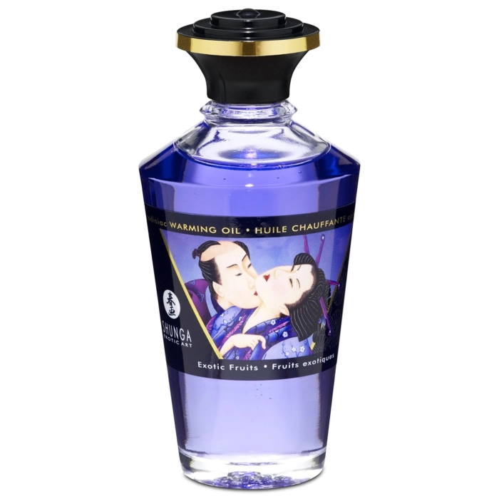Warming Shunga massage oil - exotic fruits