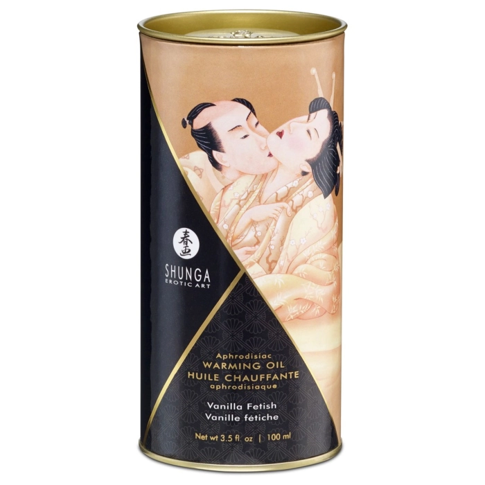 Shunga warming massage oil - vanilla