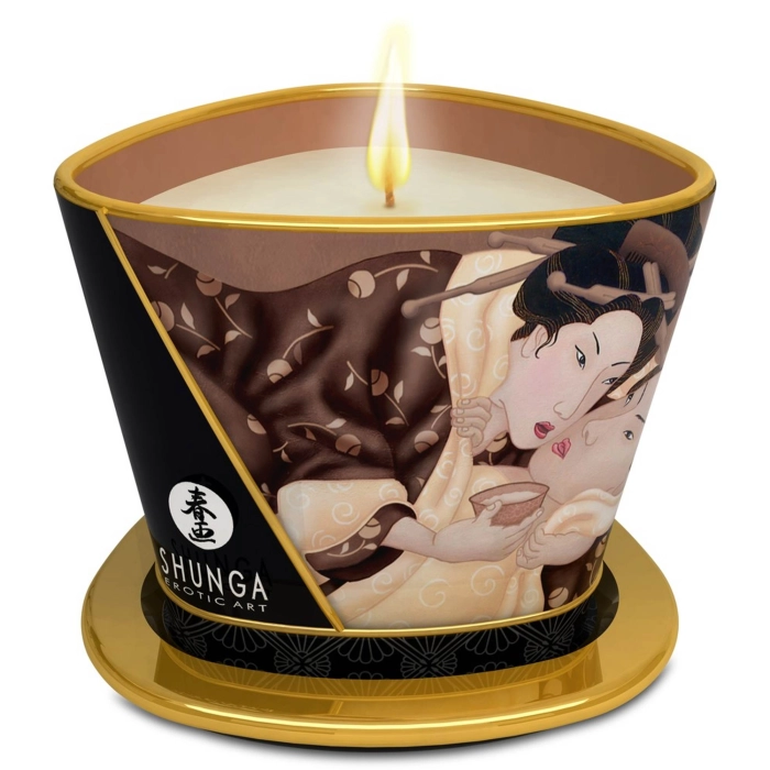 Shunga massage candle - chocolate