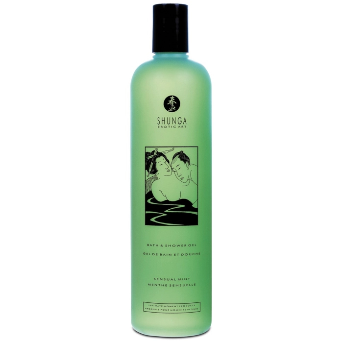 Luxurious bath and shower gel Shunga - mint
