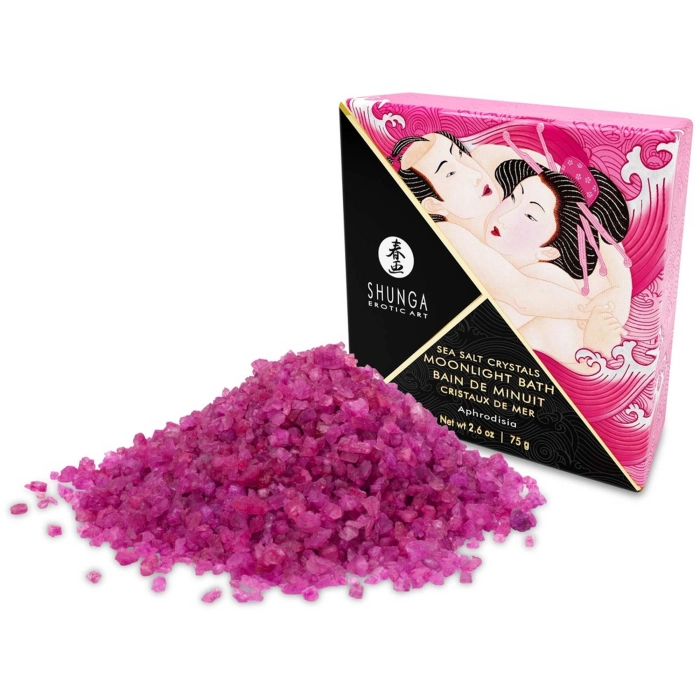 Luxusná mini soľ do kúpeľa Shunga - ruža