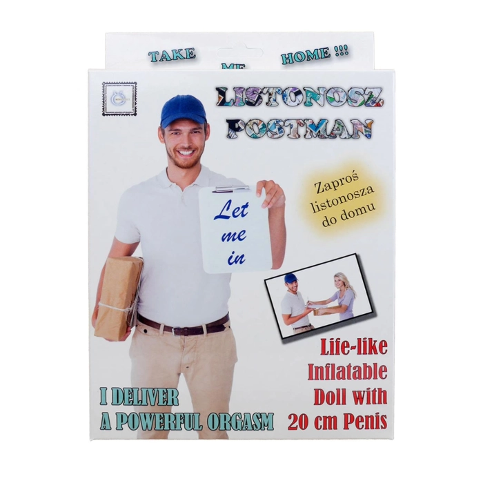 Inflatable doll Postman (with 20 cm penis)