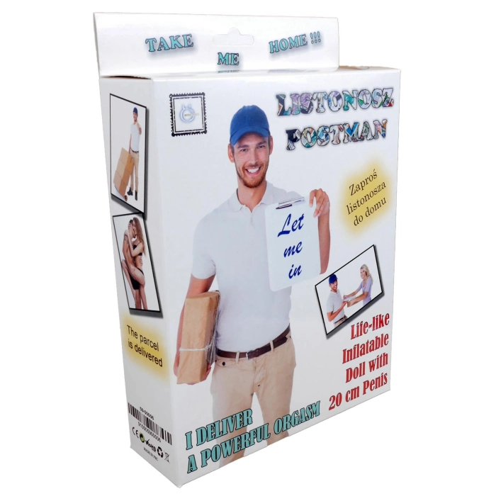 Inflatable doll Postman (with 20 cm penis)