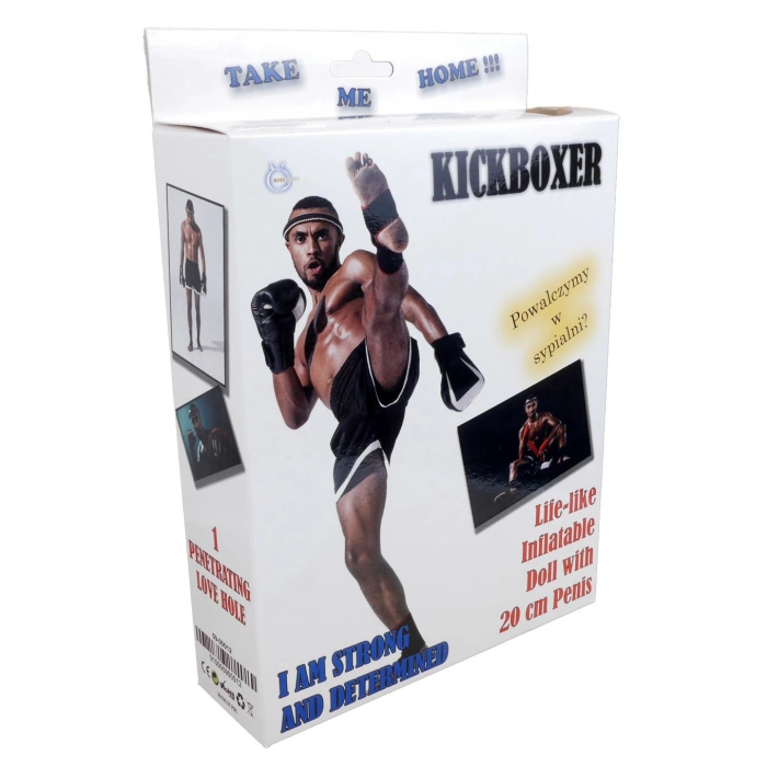 Nafukovacia bábika kickboxer (s 20 cm penisom)