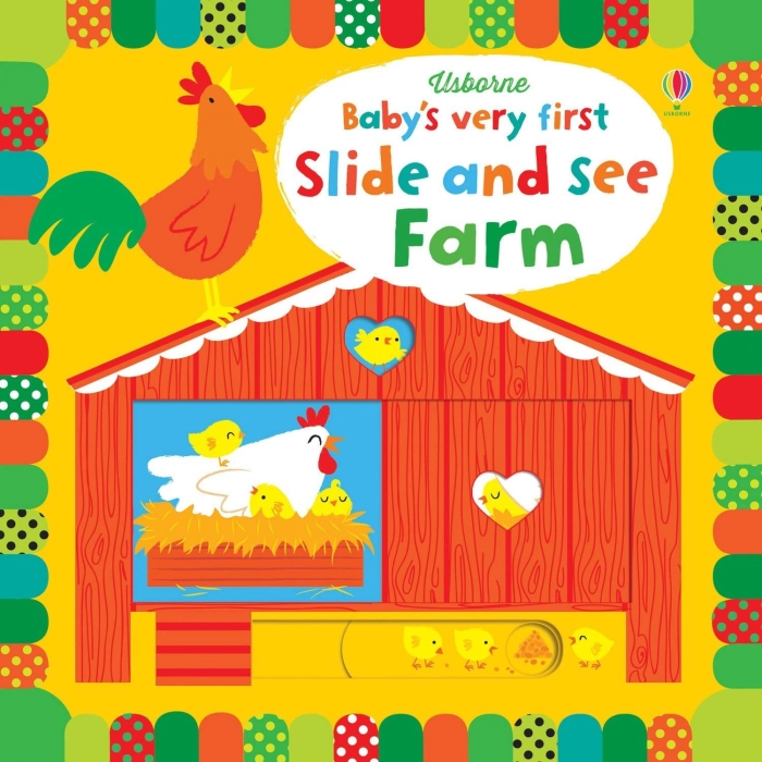 Usborne - Baby's very first Slide and see farm book