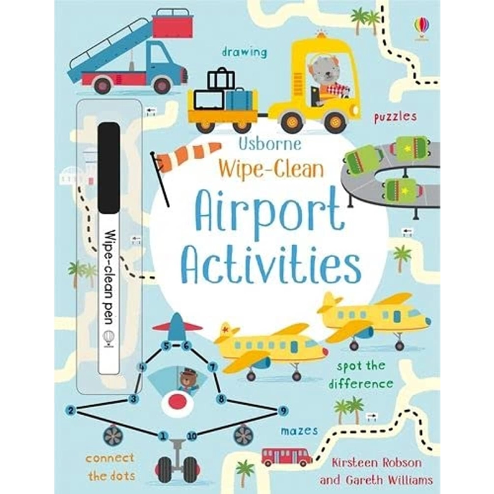 Usborne - Wipe-Clean Airport Activities book