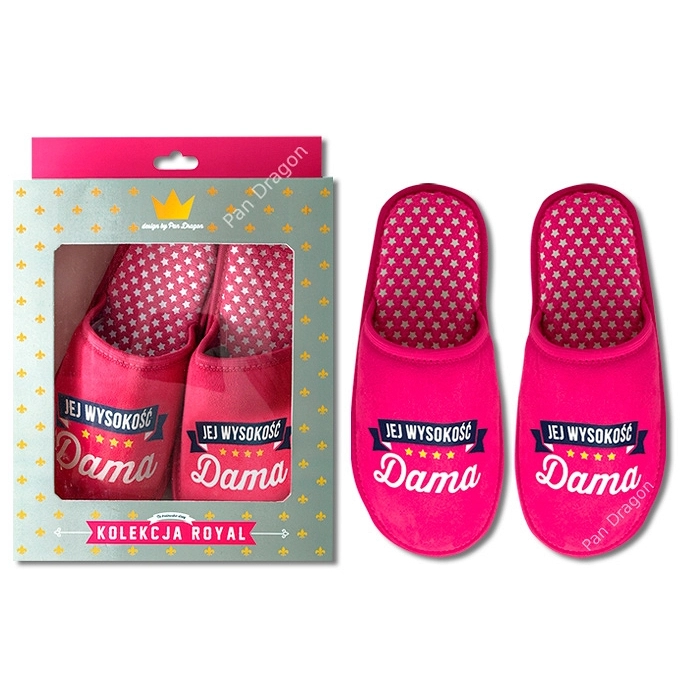 Slippers Her Majesty the Lady in a gift box