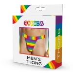 Rainbow thongs 100% cotton